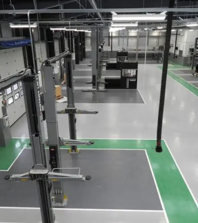 Epoxy Floor Coating - Jaguar Land Rover Liverpool